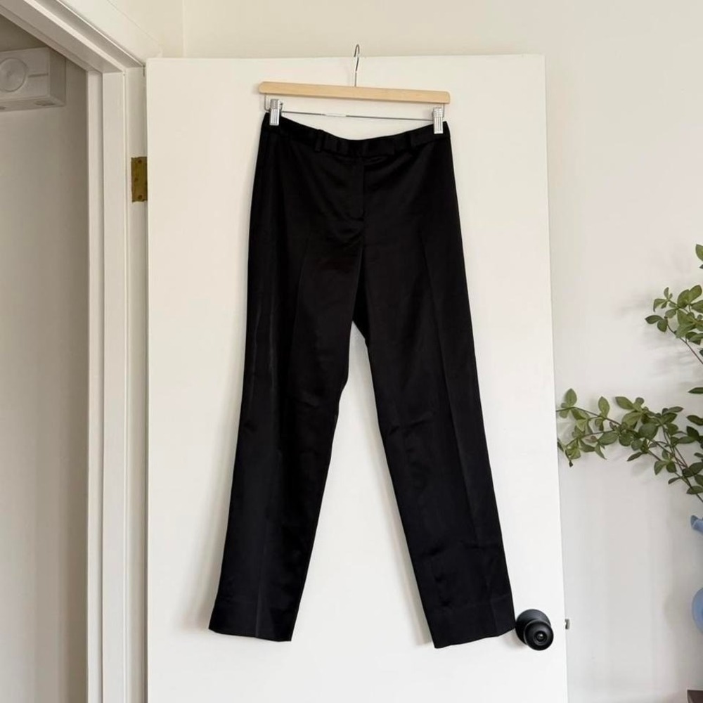 Calvin Klein Black Tailored Dress Pants Size 4 Minimalist Workwear